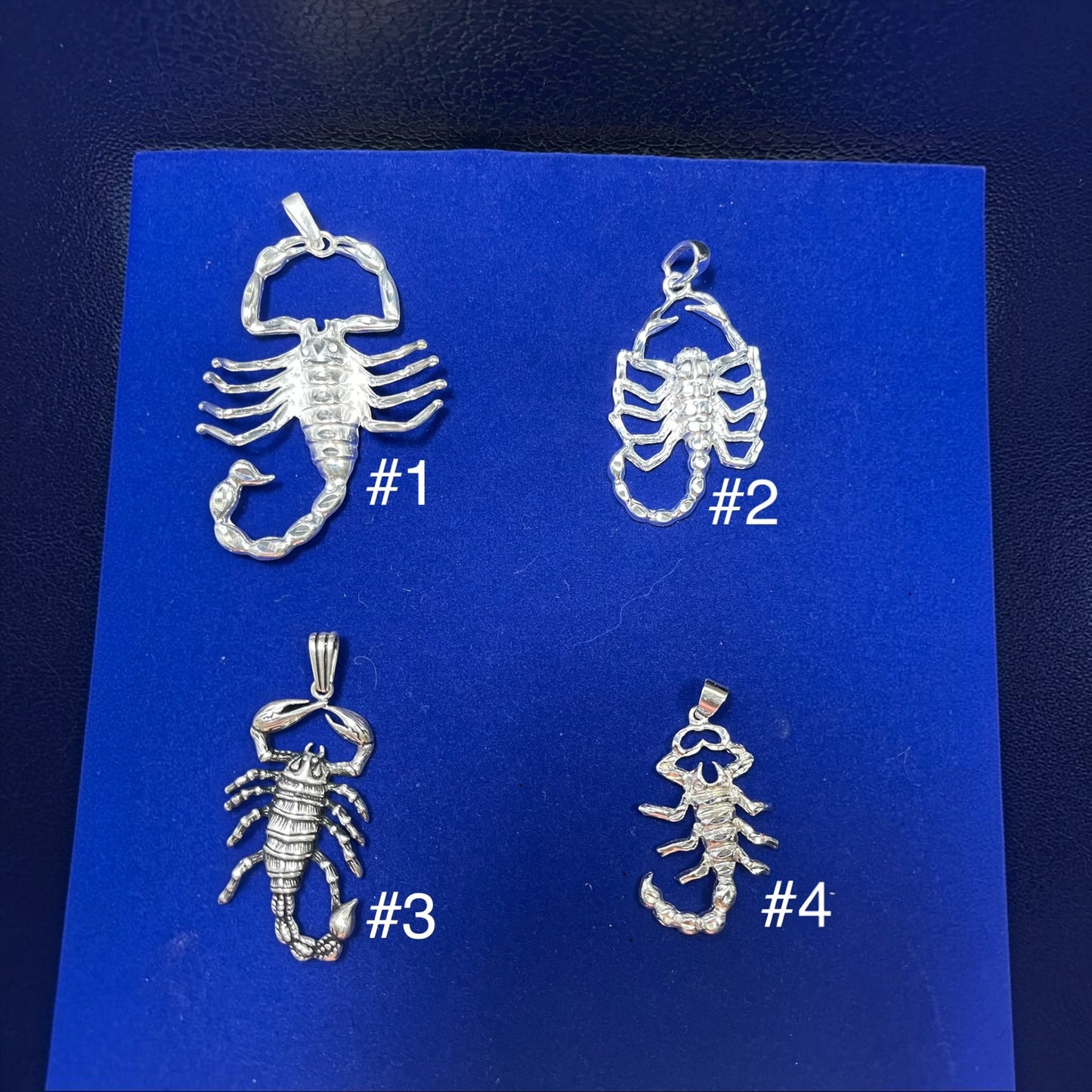 925 Sterling Silver Scorpion Pendant