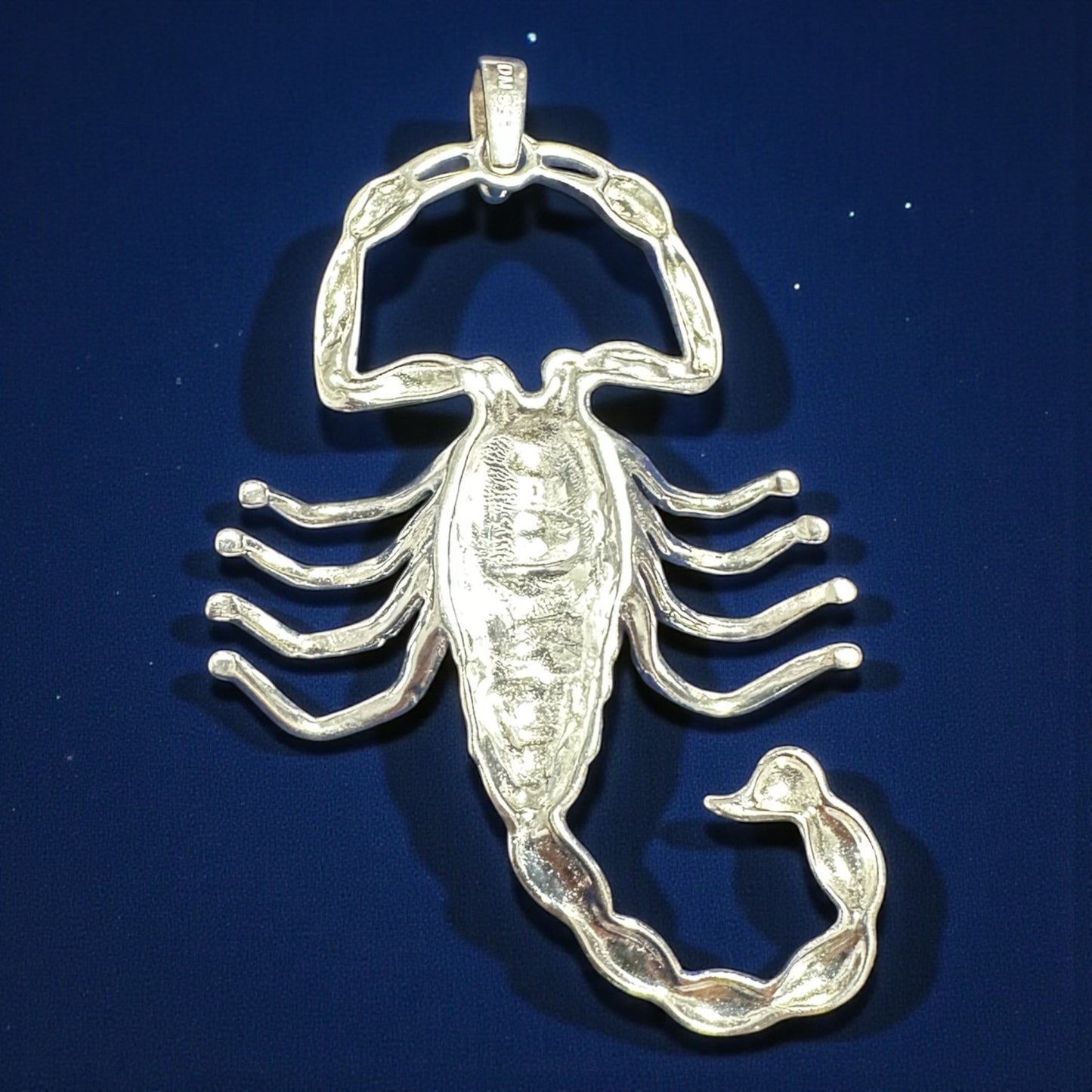 925 Sterling Silver Scorpion Pendant – 3”