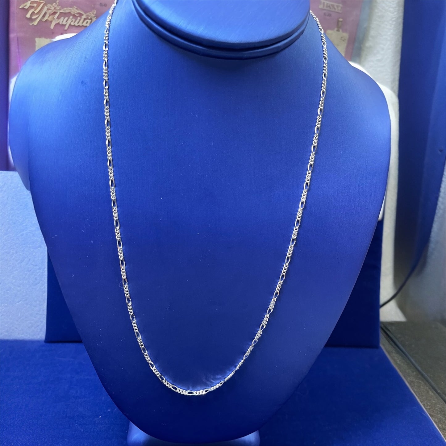925 Sterling Silver Assorted Pendants with Optional Figaro Chain