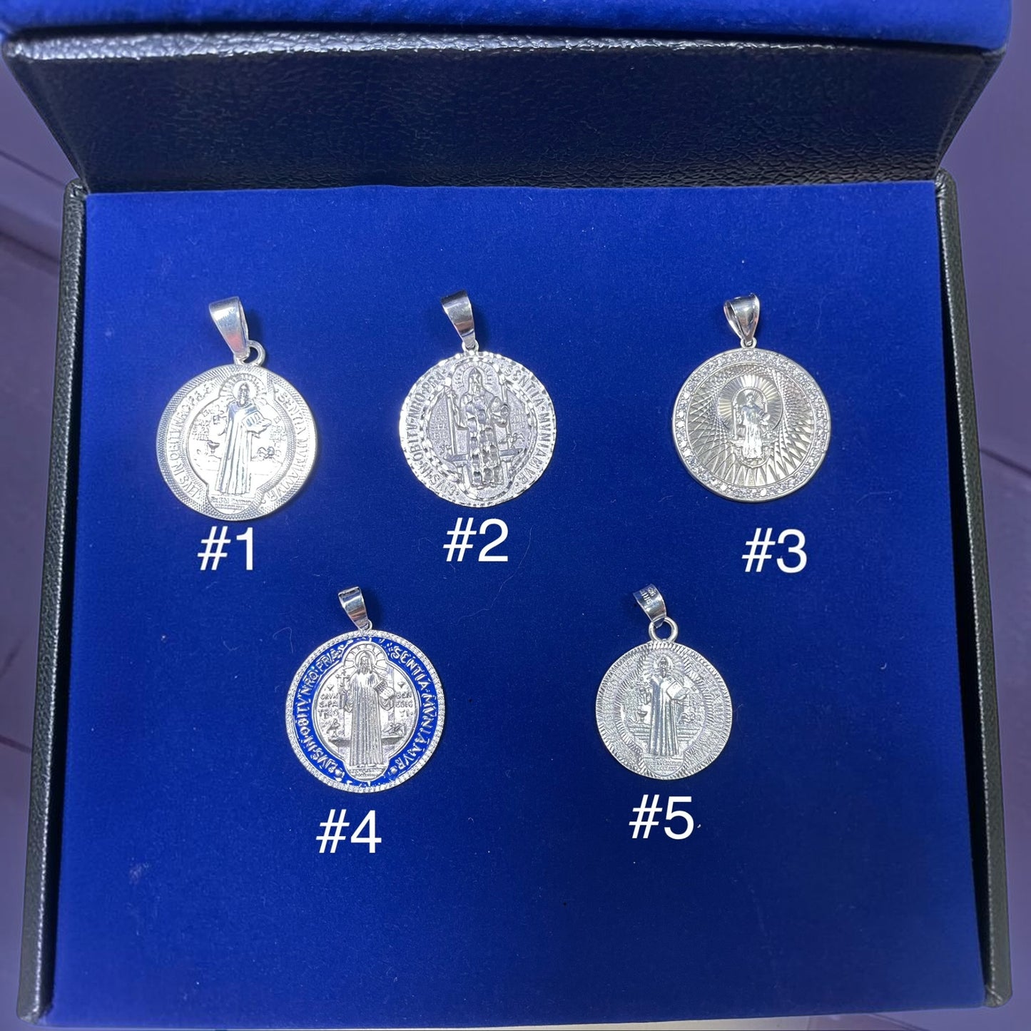 925 Sterling Silver Double-Sided San Benito Pendant