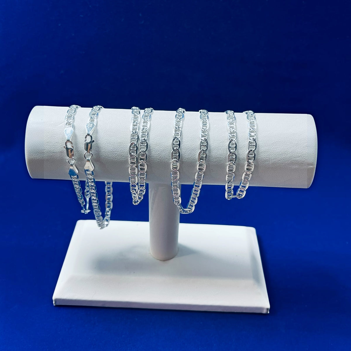 925 Sterling Silver D/C Marinera Bracelet – 4.5mm