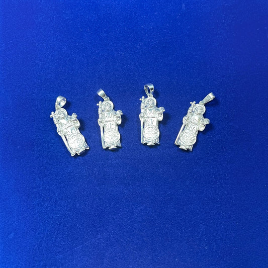 925 Sterling Silver San Benito Pendant – 3.5cm