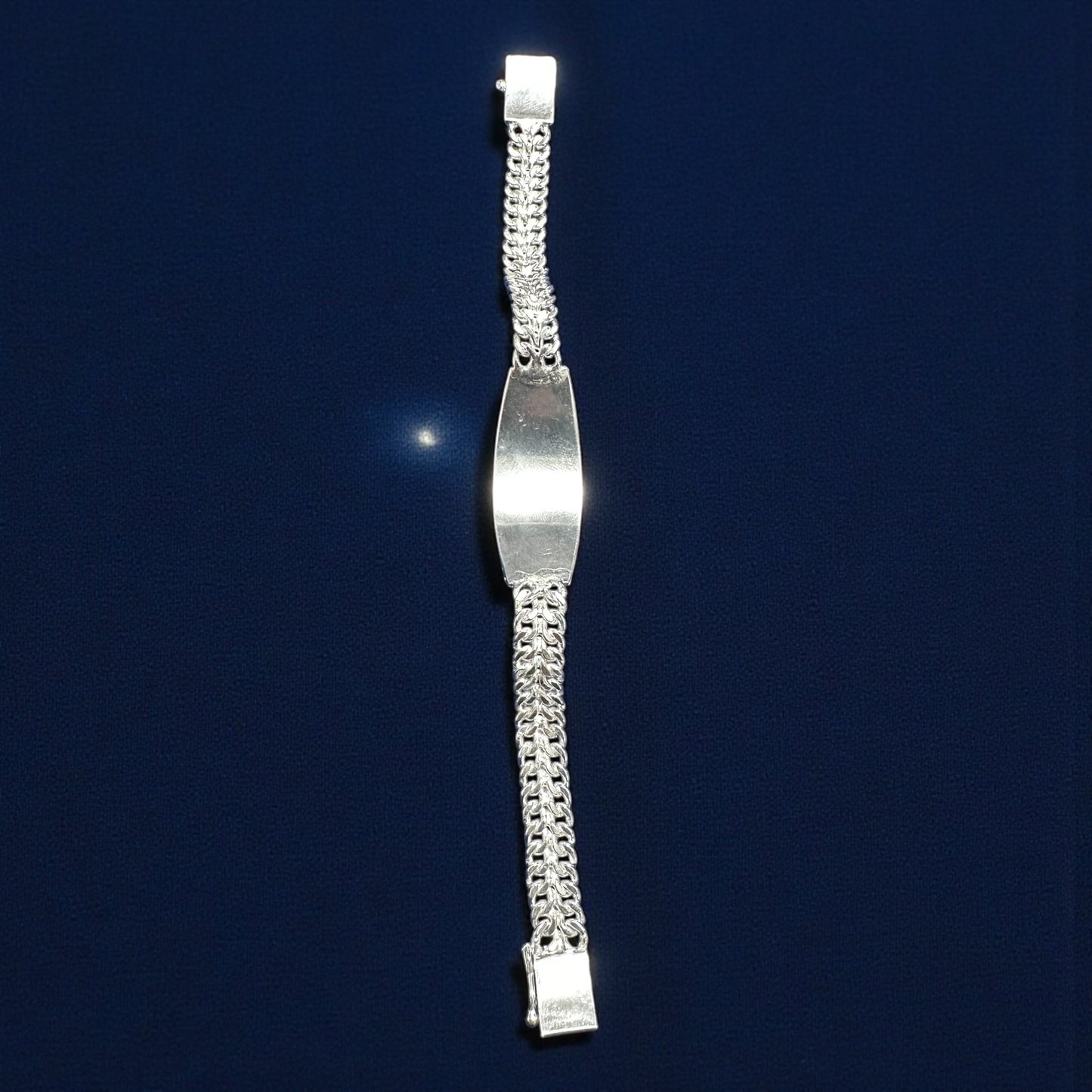 925 Sterling Silver 10mm & 7mm ID Bracelet – 7'', 8'', 9''