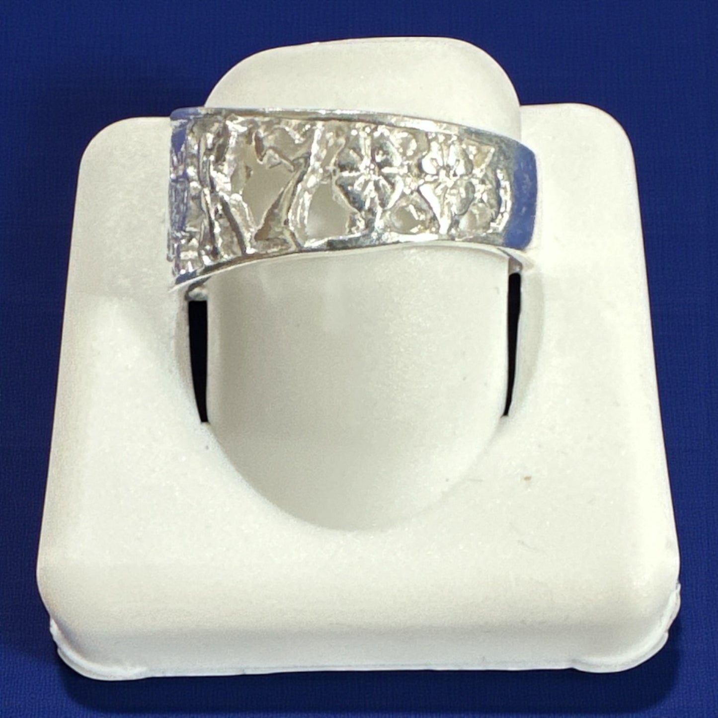 925 Sterling Silver Lucky Symbol Ring – Horseshoe, Clover & Elephant Design