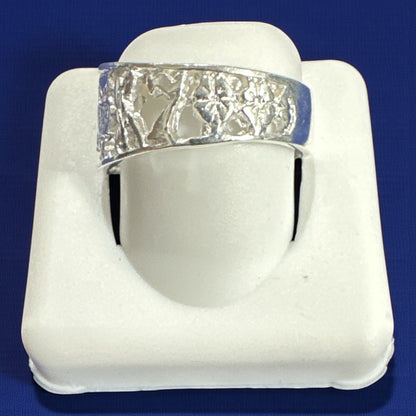 925 Sterling Silver Lucky Symbol Ring – Horseshoe, Clover & Elephant Design