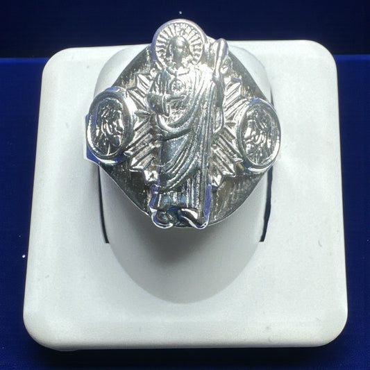 925 Sterling Silver Religious Rings – St. Jude & Virgen de Guadalupe