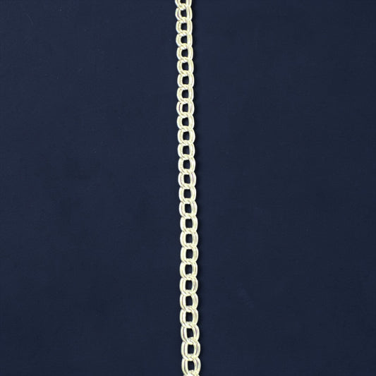 925 Sterling Silver Double Link Bracelet