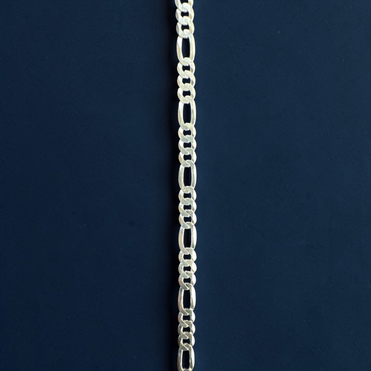 925 Sterling Silver Figaro Link Bracelet